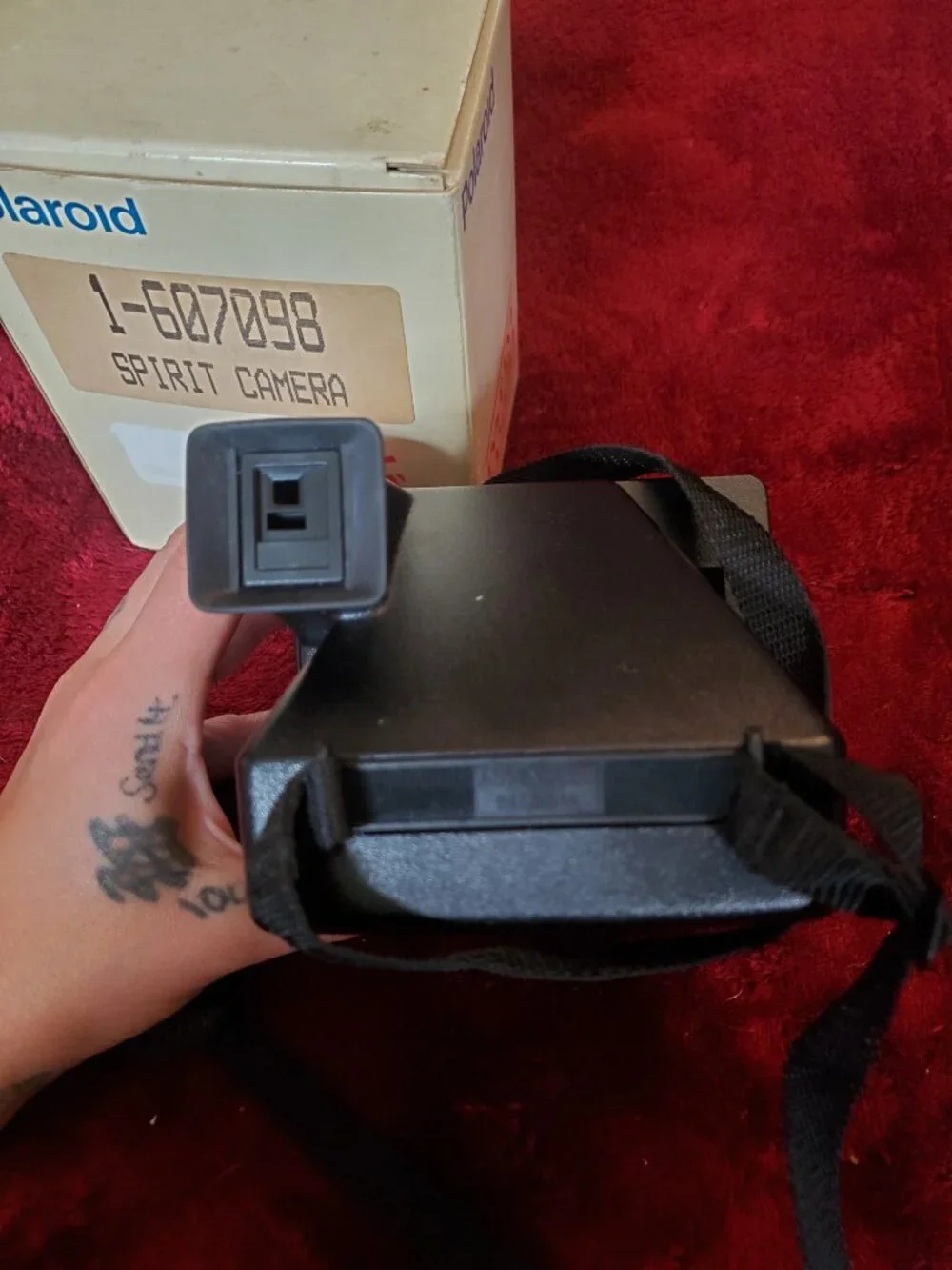 Polaroid Spirit 600 CL Instant Camera with Box and Strap-Excellent Condition